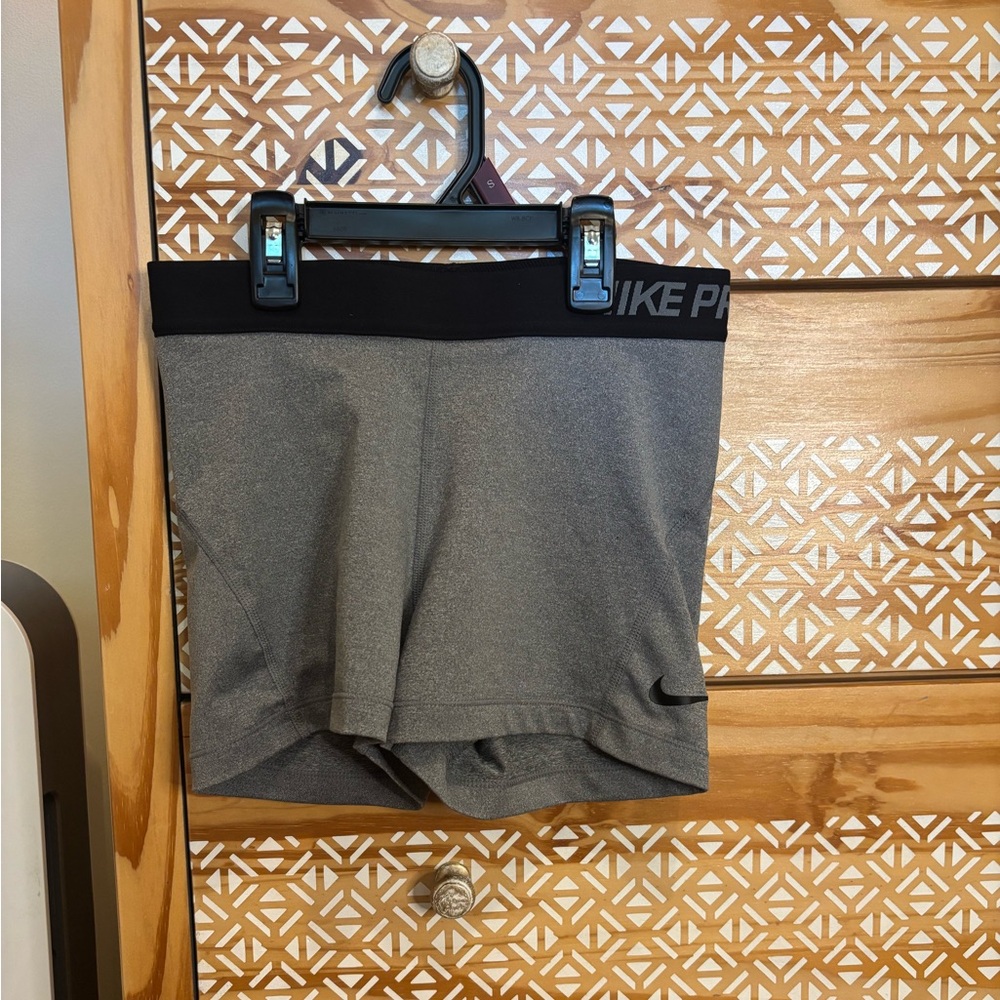 Nike Pro Gray Spandex Shorts